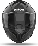 Full-Face Motorcycle Helmet Airoh Matryx - Mx99 Composite Carbon Anthracite Gloss Color Size Xl