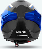 Full-Face Motorcycle Helmet Airoh Matryx - Mxw18 Composite Carbon Gloss Blue Wide Size Xxl