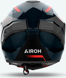 Full-Face Motorcycle Helmet Airoh Matryx - Mxw55 Composite Carbon Gloss Red Wide Size Xxl