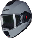 Flip-Up Travelling Motorcycle Helmet Nolan N120-1 Grey Classico 303 Size M