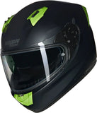 Full-Face Speeding Motorcycle Helmet Nolan N60-6 Black / Green Impulso Nobile 311 Size Xl
