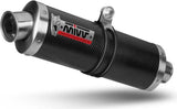 Exhaust Tip With Noise Certification Oval Carbon - Mivv Compatible With Suzuki Gsf 1200 Bandit (1996-2000)