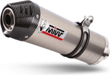 Exhaust Tip With Noise Certification Oval Titanium Carbon - Mivv Compatible With Bmw R 1200 Gs (2013-2018)