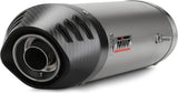 Exhaust Tip With Noise Certification Oval Titanium Carbon - Mivv Compatible With Honda Cbr 600 Rr (2003-2004)