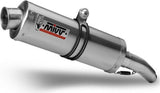 Non-Catalytic Exhaust Tip With Sound Certification Oval Stainless Steel - Mivv Compatible With Honda Cbf 600 (2004-2010)