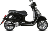 Non-Catalytic Exhaust Tip With Sound Certification Delta Race Steel Black Carbon - Mivv Compatible With Piaggio Vespa Gts 300 (2021-2024)