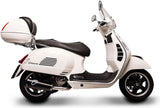 Exhaust Tip Without Sound Certification Oval Steel Black - Termignoni Compatible With Piaggio Vespa 250 (2008-2020)