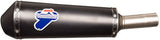 Exhaust Tip Without Sound Certification Oval Steel Black - Termignoni Compatible With Piaggio Vespa 250 (2008-2020)