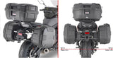 Monokey Trekker Dolomiti Black Aluminium Side Cases - 60 Lt Trekker Dolomiti Aluminium - Givi Compatible With Yamaha Tracer 7 - Gt (2020-2024)