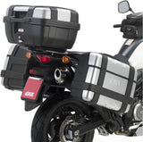 Monokey Canyon Black Side Bags - 70 Lt Canyon Nylon - Givi Compatible With Suzuki Dl 650 V-Strom L2 L3 L4 L5 L6 (2011-2016)