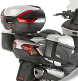 Black Top Case + Side Cases - 84 Lt Technopolymer - Givi Compatible With Suzuki An 650 Burgman - Executive (2013-2020)