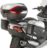 Black Top Case + Side Cases - 84 Lt Technopolymer - Givi Compatible With Suzuki An 650 Burgman - Executive (2013-2020)