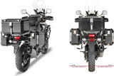 Monokey Cam-Side Canyon Black Side Bags - 60 Lt Canyon Nylon - Givi Compatible With Suzuki Dl 1000 V-Strom (2014-2016)