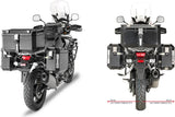 Monokey Cam-Side Trekker Outback Evo Smart Anodized Aluminium Side Cases + Locks - 84 Lt Trekker Outback Evo Smart Anodized Aluminium - Givi Compatible With Suzuki Dl 1000 V-Strom (2014-2016)
