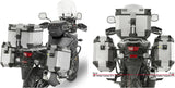 Monokey Cam-Side Canyon Black Side Bags - 60 Lt Canyon Nylon - Givi Compatible With Suzuki Dl 650 V-Strom (2017-2024)