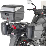 Monokey Trekker Lite Black Side Cases - 70 Lt Trekker Lite Technopolymer - Givi Compatible With Suzuki V-Strom 250 (2017-2021)