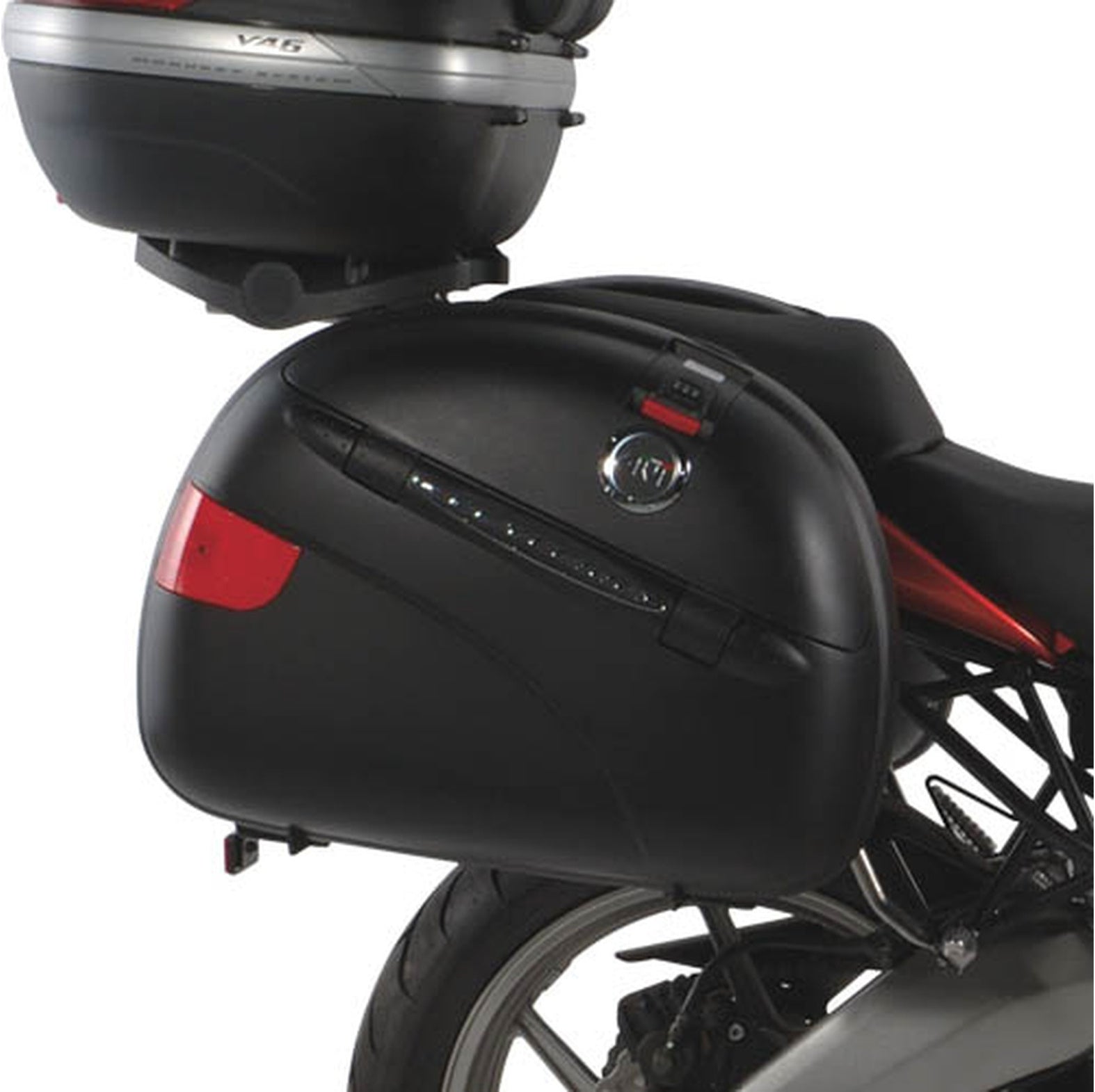 Trekker Top Case + Side Cases - 144 Lt Trekker Aluminium - Givi Compatible With Kawasaki Versys 650 (2006-2009)