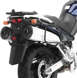 Monokey Trekker Dolomiti Black Aluminium Side Cases - 72 Lt Trekker Dolomiti Aluminium - Givi Compatible With Kawasaki Klv 1000 (2004-2010)