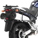 Monokey Canyon Black Side Bags - 50 Lt Canyon Nylon - Givi Compatible With Suzuki Dl 1000 V-Strom (2002-2011)