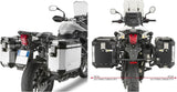 Monokey Cam-Side Canyon Black Side Bags - 60 Lt Canyon Nylon - Givi Compatible With Triumph Tiger 800 - Xc - Xr (2011-2017)