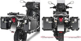 Monokey Cam-Side Trekker Outback Evo Smart Aluminium Side Cases + Locks - 96 Lt Trekker Outback Evo Smart Aluminium - Givi Compatible With Triumph Tiger 1200 Explorer (2016-2017)