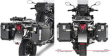 Monokey Cam-Side Trekker Outback Evo Smart Aluminium Side Cases + Locks - 84 Lt Trekker Outback Evo Smart Aluminium - Givi Compatible With Triumph Tiger 1200 (2018)