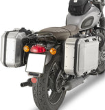 Trekker Top Case + Side Cases - 138 Lt Trekker Aluminium - Givi Compatible With Triumph Bonneville T100 (2017-2022)