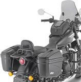 Monokey Black Side Bags - 50 Lt Technopolymer - Givi Compatible With Royal Enfield Meteor 350 (2021-2024)