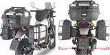 Monokey Trekker Alaska Black Aluminium Side Cases - 72 Lt Trekker Alaska Aluminium - Givi Compatible With Royal Enfield Himalayan (2021-2023)