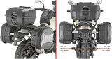 Monokey Trekker Lite Gray Side Cases - 70 Lt Trekker Lite Technopolymer - Givi Compatible With Royal Enfield Himalayan 450 (2024)
