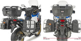 Monokey Trekker Side Cases - 66 Lt Trekker Aluminium - Givi Compatible With Honda Crf 1100 L Africa Twin Adventure Sports (2020-2023)