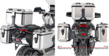 Trekker Alaska Aluminium Top Case + Side Cases - 128 Lt Trekker Alaska Aluminium - Givi Compatible With Honda X-Adv 750 (2021-2024)