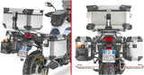 Monokey Cam-Side Trekker Outback Evo Smart Aluminium Side Cases + Locks - 84 Lt Trekker Outback Evo Smart Aluminium - Givi Compatible With Honda Xl 750 Transalp (2023-2024)