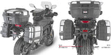 Monokey Black Side Bags - 50 Lt Technopolymer - Givi Compatible With Yamaha Tracer 9 - Gt - Gt+ (2021-2024)