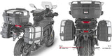 Monokey Canyon Black Side Bags - 50 Lt Canyon Nylon - Givi Compatible With Yamaha Tracer 9 - Gt - Gt+ (2021-2024)