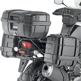 Monokey Trekker Dolomiti Black Aluminium Side Cases - 60 Lt Trekker Dolomiti Aluminium - Givi Compatible With Suzuki V-Strom 1050 - Xt - Se (2020-2024)