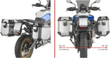 Monokey Cam-Side Trekker Outback Evo Smart Anodized Aluminium Side Cases + Locks - 70 Lt Trekker Outback Evo Smart Anodized Aluminium - Givi Compatible With Bmw F 900 Gs (2024)