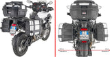 Monokey Trekker Alaska Aluminium Side Cases - 72 Lt Trekker Alaska Aluminium - Givi Compatible With Triumph Tiger 1200 Gt Explorer (2022-2024)