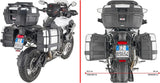 Monokey Trekker Side Cases - 66 Lt Trekker Aluminium - Givi Compatible With Triumph Tiger 1200 Rally Explorer (2022-2024)