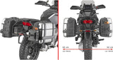 Monokey Trekker Dolomiti Black Aluminium Side Cases - 60 Lt Trekker Dolomiti Aluminium - Givi Compatible With Moto Guzzi Stelvio 1000 (2024)