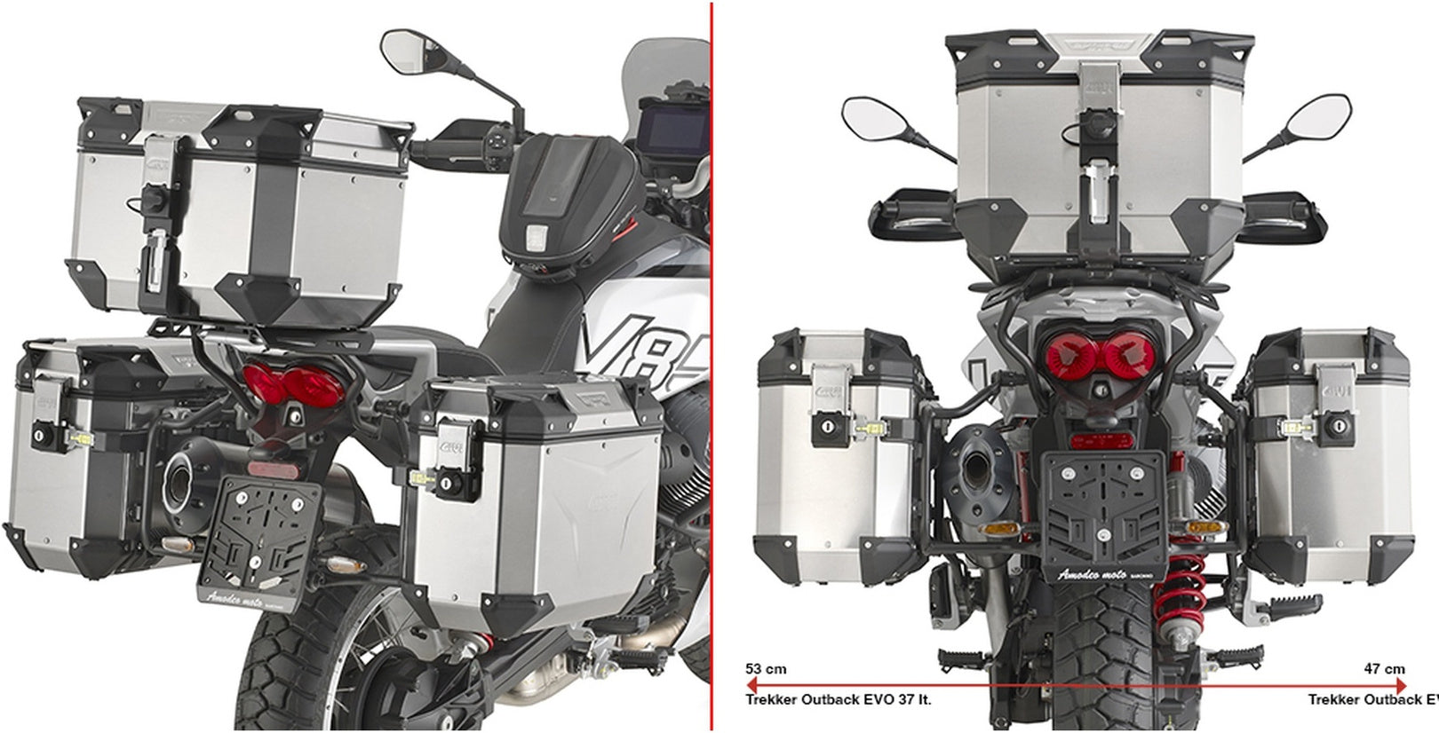 Pannier Holder Pl One-Fit Monokey Cam-Side - Givi Compatible With Moto Guzzi V85 Tt (2024)