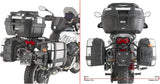 Monokey Trekker Black Side Cases - 92 Lt Trekker Aluminium - Givi Compatible With Moto Guzzi V85 Tt (2024)