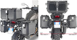 Monokey Cam-Side Trekker Outback Evo Smart Aluminium Side Cases + Locks - 74 Lt Trekker Outback Evo Smart Aluminium - Givi Compatible With Harley-Davidson Pan America 1250 (2021-2023)
