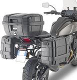 Monokey Trekker Black Side Cases - 92 Lt Trekker Aluminium - Givi Compatible With Harley-Davidson Pan America 1250 (2021-2023)