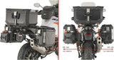 Monokey Cam-Side Trekker Outback Evo Smart Anodized Aluminium Side Cases + Locks - R Recessed 88 Lt Trekker Outback Evo Smart Anodized Aluminium - Givi Compatible With Ktm 1290 Super Adventure R (2021-2024)