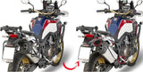 Monokey Trekker Side Cases - 66 Lt Trekker Aluminium - Givi Compatible With Honda Crf 1000 L Africa Twin (2016-2017)