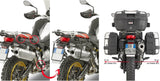 Monokey Black Side Cases - 66 Lt Nylon - Givi Compatible With Bmw F 800 Gs (2024)