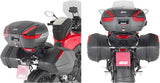 Monokey Side Black Tech Side Cases - 70 Lt Technopolymer - Givi Compatible With Yamaha Tracer 9 - Gt - Gt+ (2021-2024)