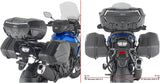 Monokey Side Carbon Look Side Cases - 74 Lt Technopolymer - Givi Compatible With Suzuki V-Strom 800 De (2023-2024)