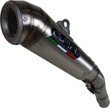Catalytic Exhaust Tip With Sound Certification Powercone Evo Stainless Steel - Gpr Compatible With Mv Agusta Brutale 800 (2012-2016)